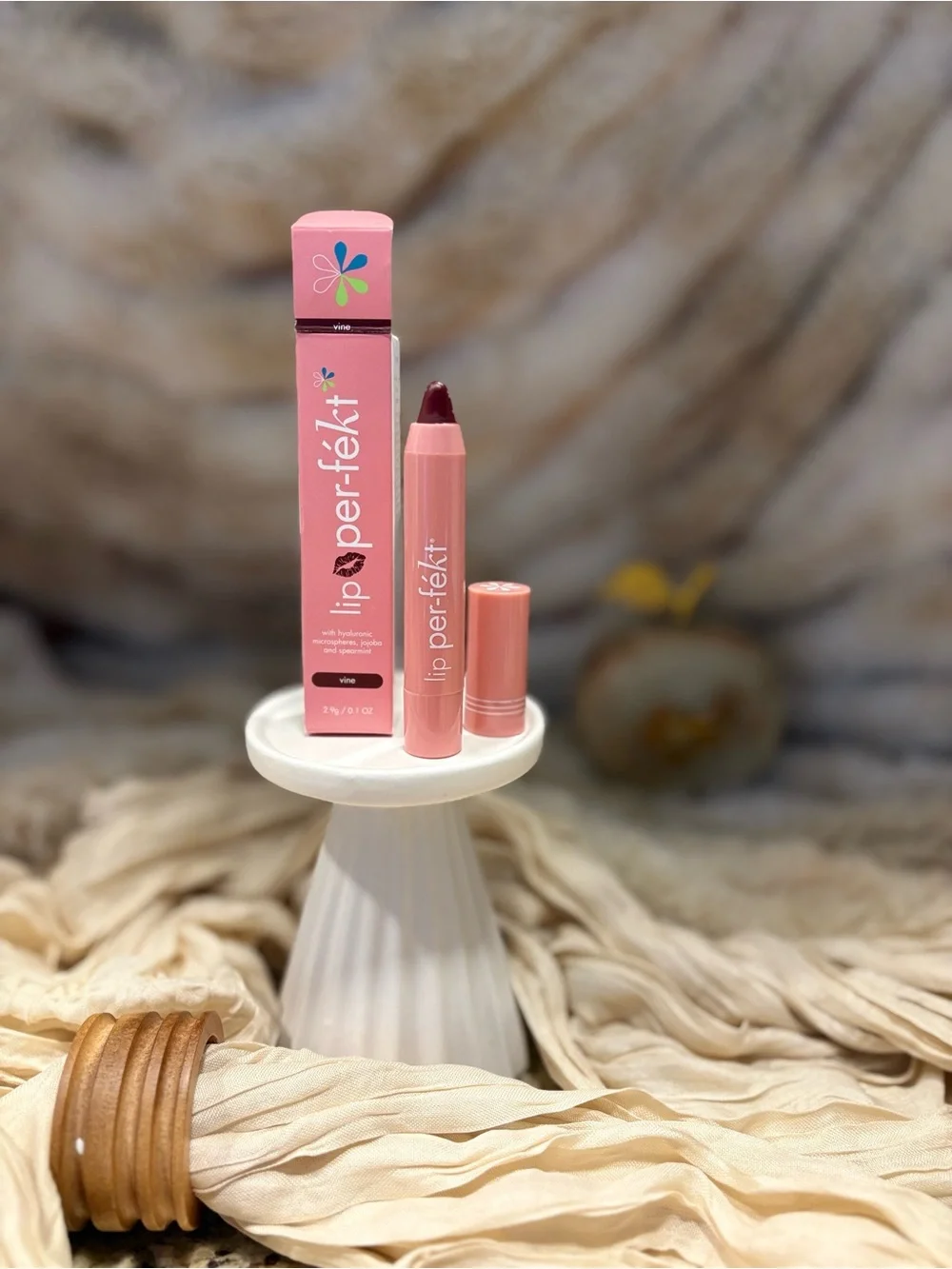Lip‎ Per-fékt Creamy Lip Crayon - Wine (Pink Packaging)